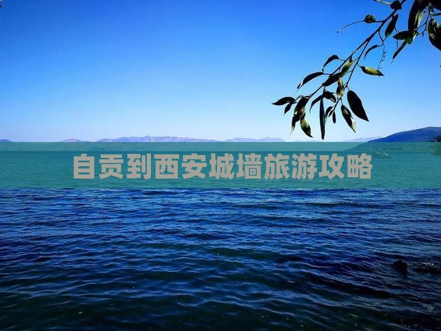 自贡到西安城墙旅游攻略
