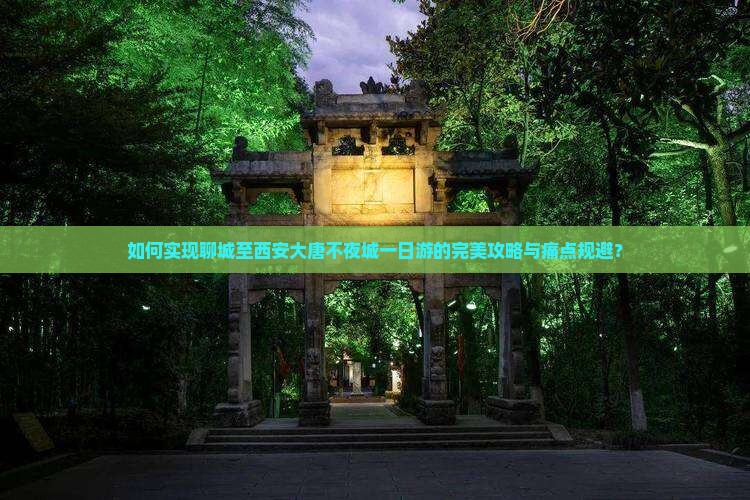 如何实现聊城至西安大唐不夜城一日游的完美攻略与痛点规避？