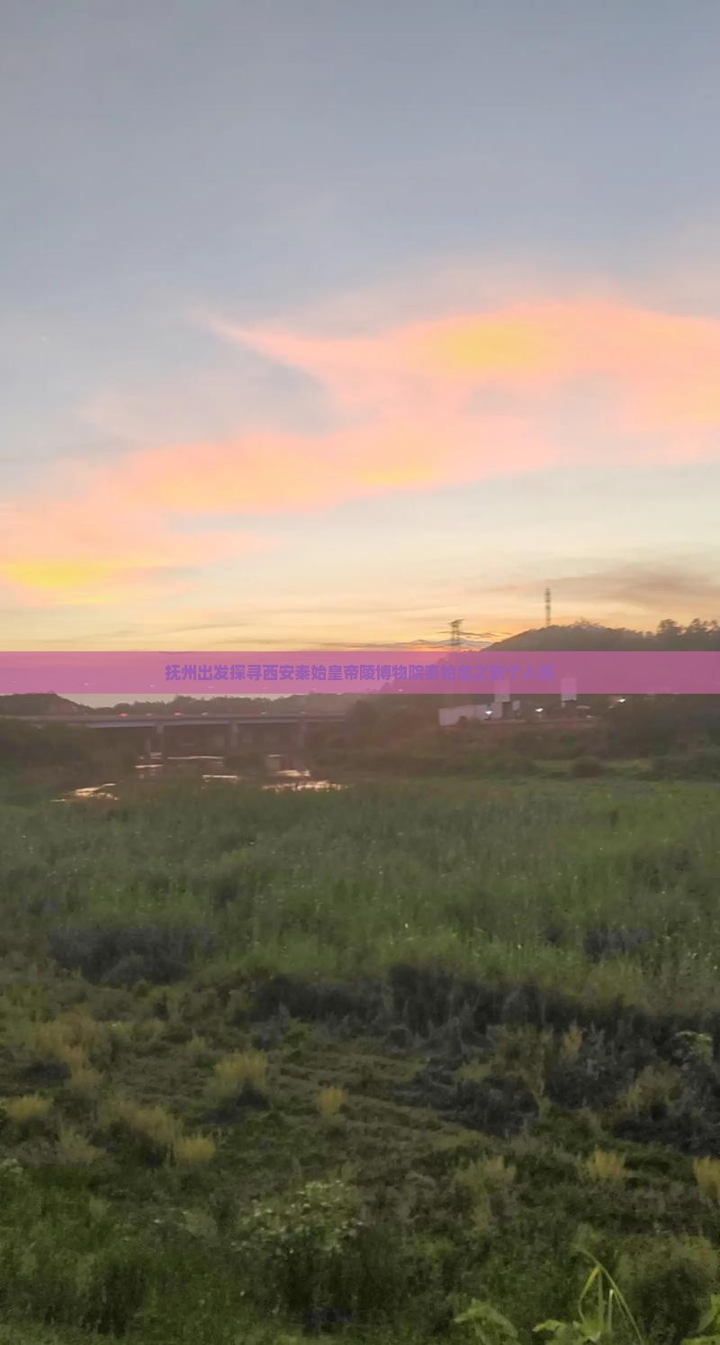抚州出发探寻西安秦始皇帝陵博物院秦始皇之旅个人游
