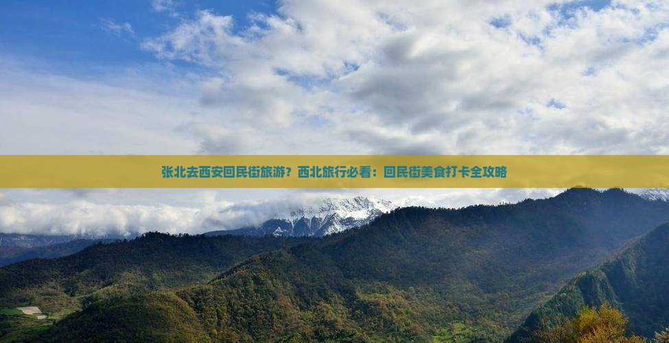 张北去西安回民街旅游？西北旅行必看：回民街美食打卡全攻略