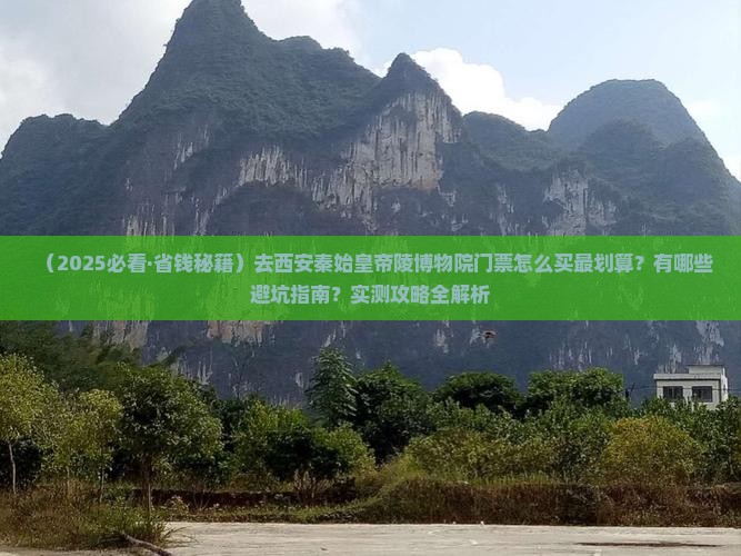 海南去西安秦始皇帝陵博物院门票 海南去西安秦始皇帝陵博物院门票