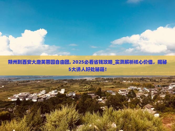 朔州到西安大唐芙蓉园自由团