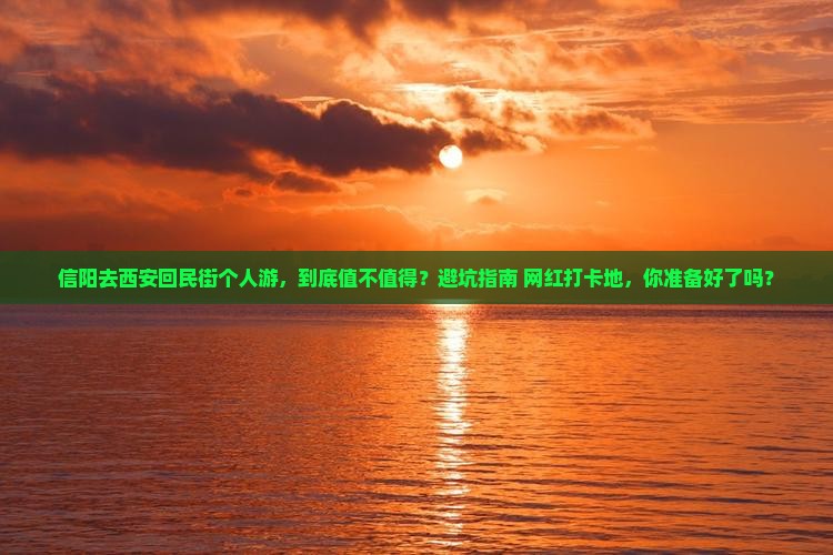 信阳去西安回民街个人游