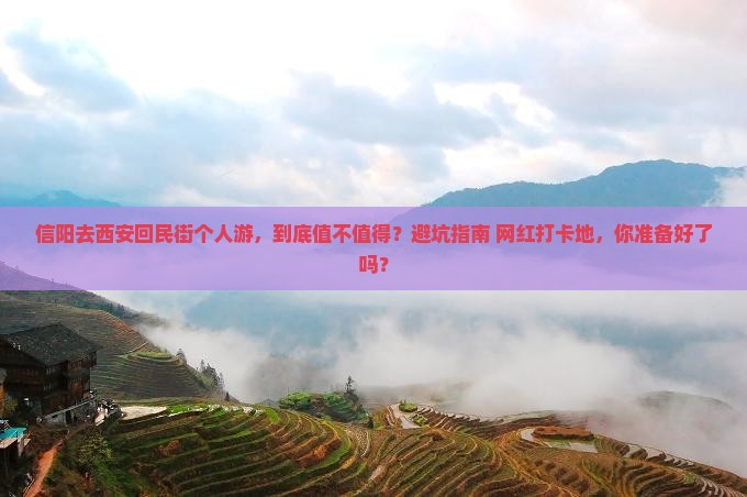 信阳去西安回民街个人游