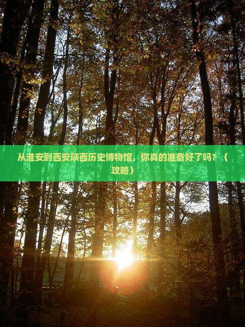 淮安到西安陕西历史博物馆旅游