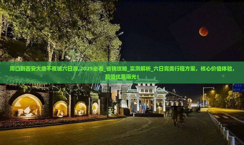 周口到西安大唐不夜城六日游