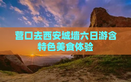 营口去西安城墙六日游含特色美食体验