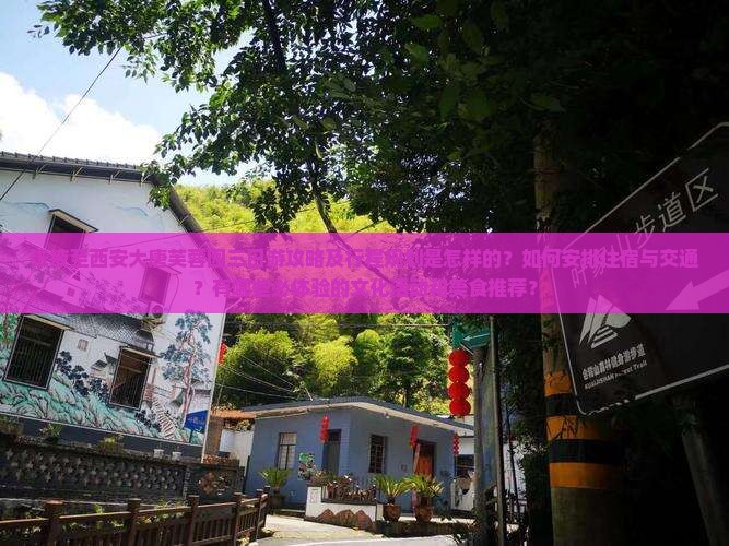 张掖至西安大唐芙蓉园三日游攻略及行程规划是怎样的？如何安排住宿与交通？有哪些必体验的文化活动和美食推荐？