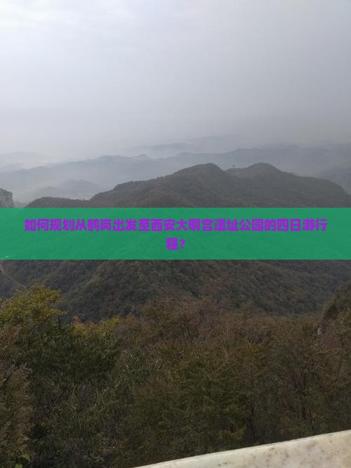 如何规划从鹤岗出发至西安大明宫遗址公园的四日游行程？