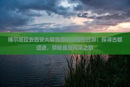 博尔塔拉去西安大明宫遗址公园四日游：探寻古都遗迹，领略盛唐风采之旅