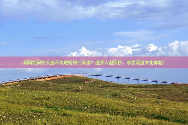 期间如何在大唐不夜城规划七天游？避开人潮拥挤，享受深度文化体验！