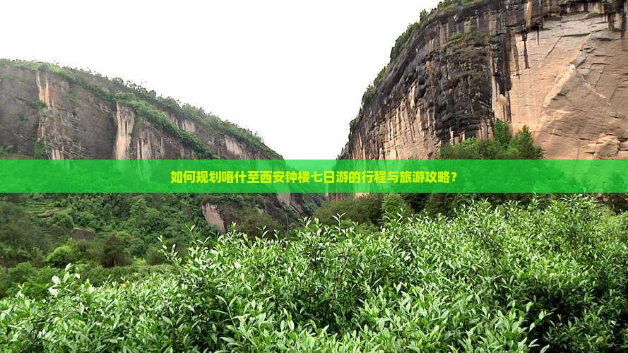 如何规划喀什至西安钟楼七日游的行程与旅游攻略？