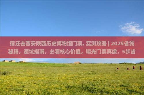 宿迁去西安陕西历史博物馆门票