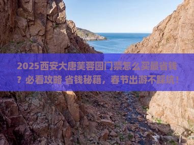 春节去西安大唐芙蓉园门票