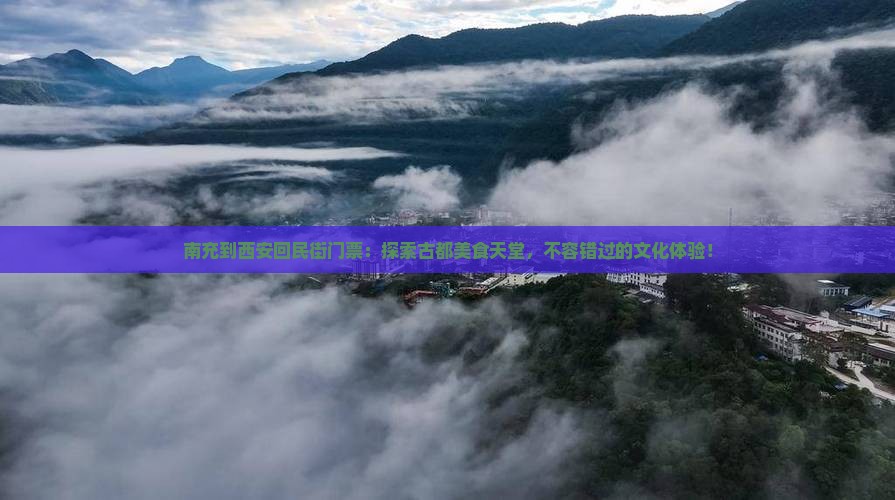 南充到西安回民街门票
