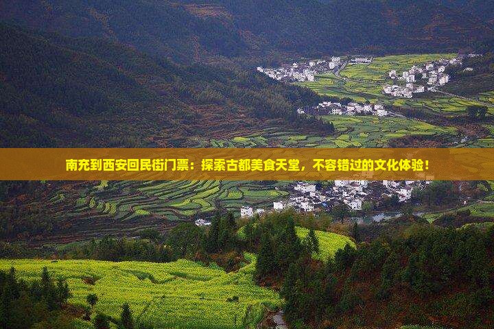 南充到西安回民街门票