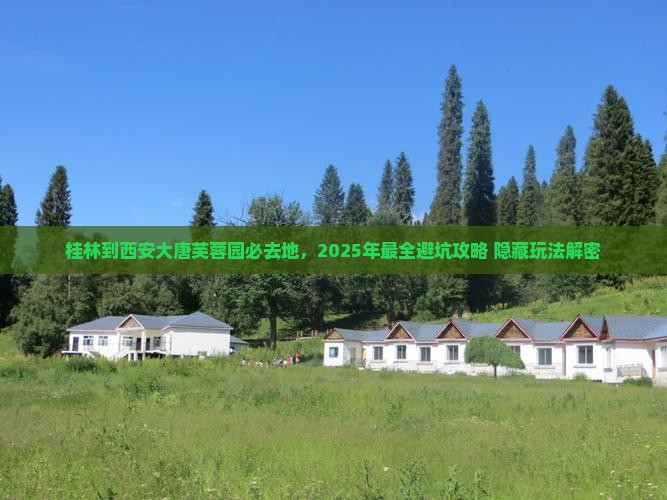 桂林到西安大唐芙蓉园必去地