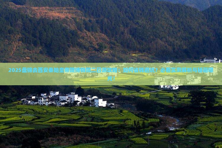 盘锦去西安秦始皇帝陵博物院二日游