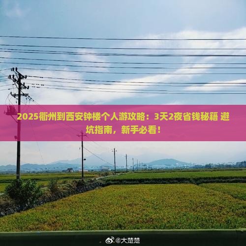衢州到西安钟楼个人游