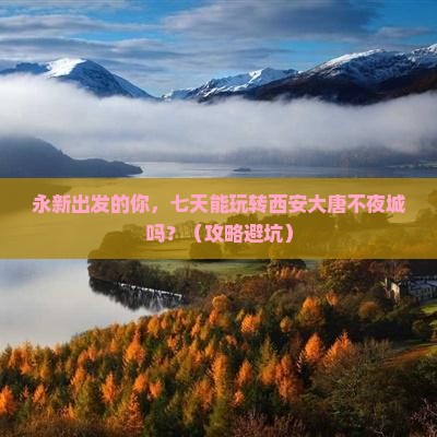 永新到西安大唐不夜城七日游