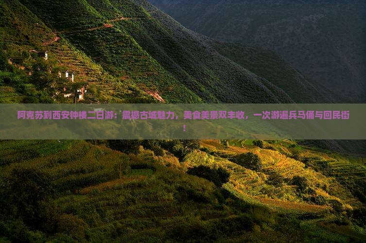 阿克苏到西安钟楼二日游