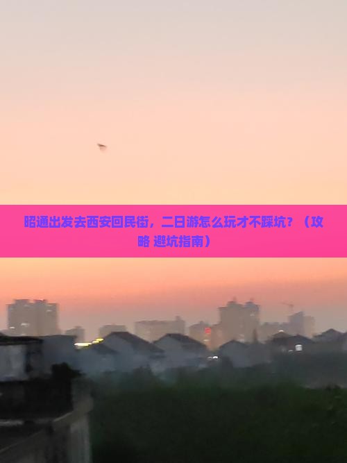 昭通去西安回民街二日游