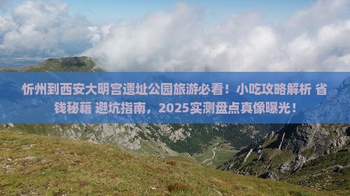 忻州到西安大明宫国家遗址公园旅游小吃