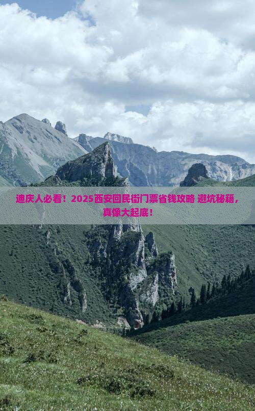 迪庆到西安回民街门票