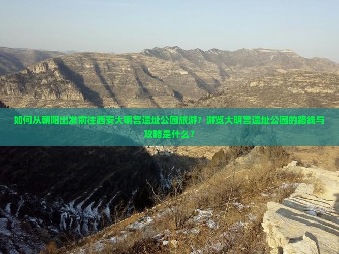 如何从朝阳出发前往西安大明宫遗址公园旅游？游览大明宫遗址公园的路线与攻略是什么？