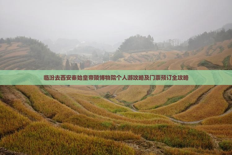 临汾去西安秦始皇帝陵博物院个人游攻略及门票预订全攻略