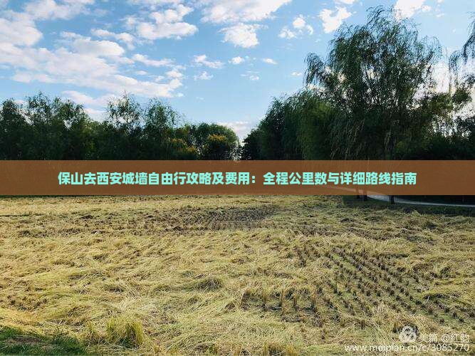保山去西安城墙自由行攻略及费用：全程公里数与详细路线指南