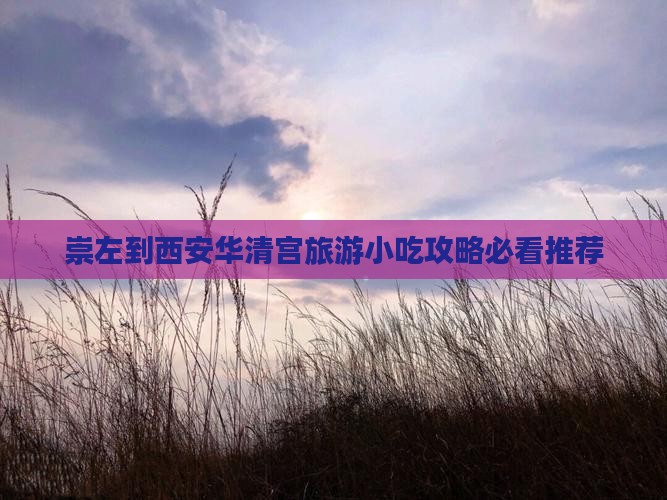 崇左到西安华清宫旅游小吃攻略必看推荐 崇左到西安华清宫旅游小吃攻略必看推荐