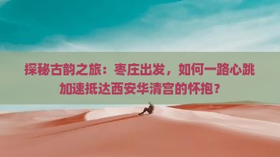 探秘古韵之旅：枣庄出发，如何一路心跳加速抵达西安华清宫的怀抱？