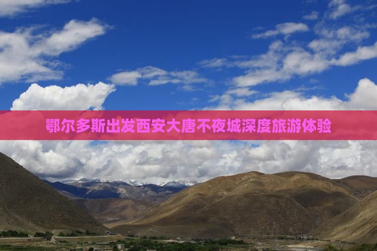 鄂尔多斯出发西安大唐不夜城深度旅游体验