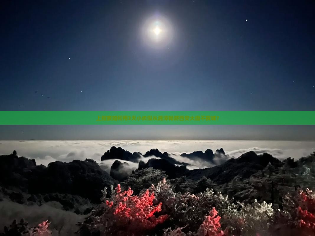 上班族如何用3天小长假从湘潭畅游西安大唐不夜城？