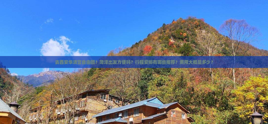 去西安华清宫自由团？菏泽出发方便吗？行程安排有哪些推荐？费用大概是多少？