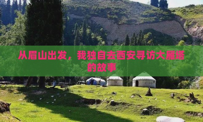 从眉山出发，我独自去西安寻访大雁塔的故事