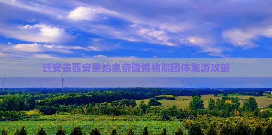 迁安去西安秦始皇帝陵博物院团体旅游攻略
