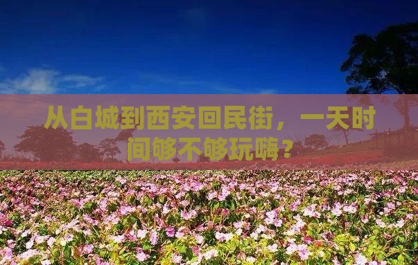 从白城到西安回民街，一天时间够不够玩嗨？