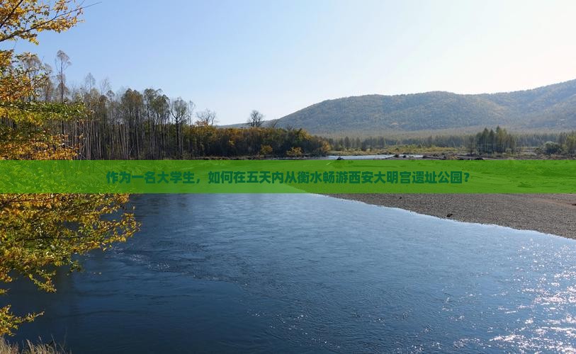 作为一名大学生，如何在五天内从衡水畅游西安大明宫遗址公园？