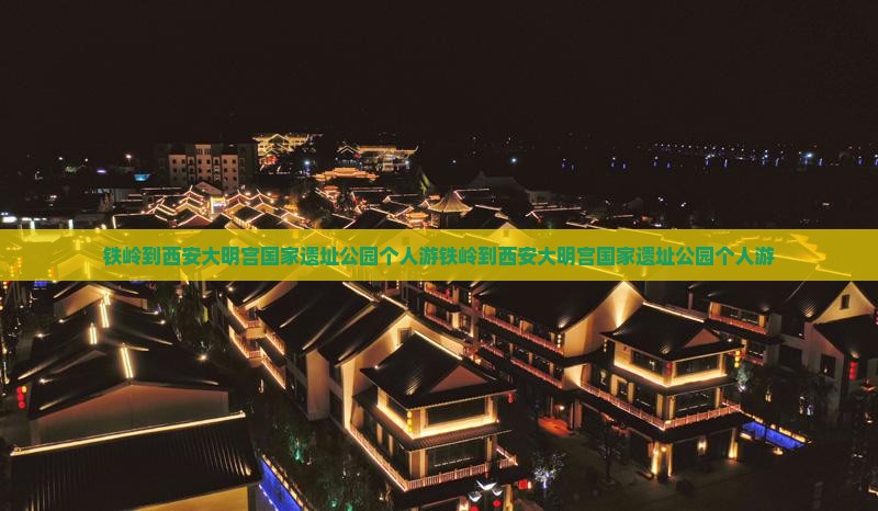 铁岭到西安大明宫国家遗址公园个人游