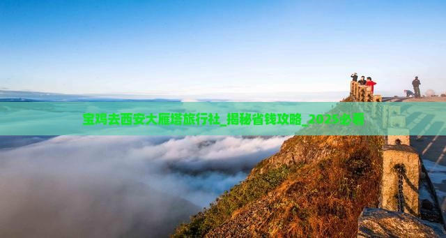 宝鸡去西安大雁塔旅行社