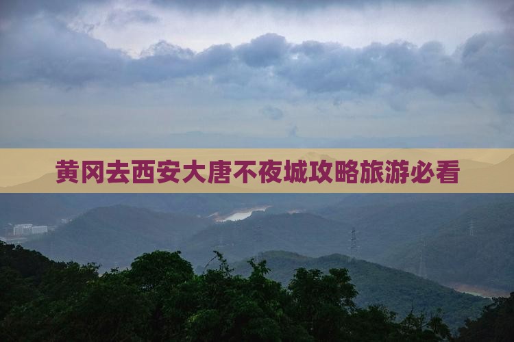 黄冈去西安大唐不夜城自由行