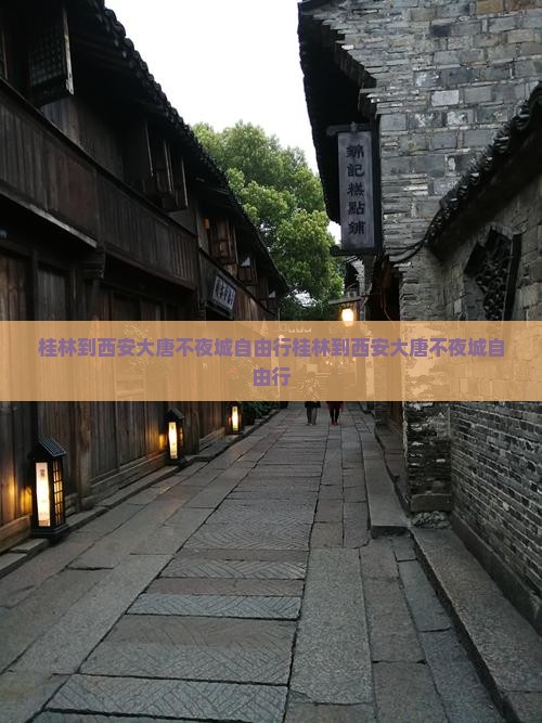 桂林到西安大唐不夜城自由行