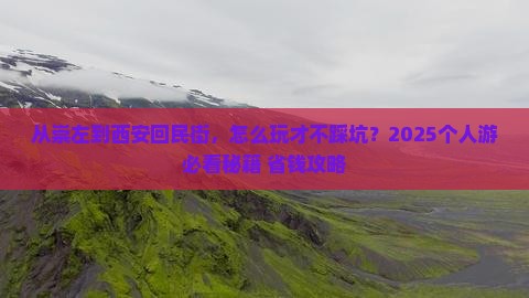 崇左去西安回民街个人游