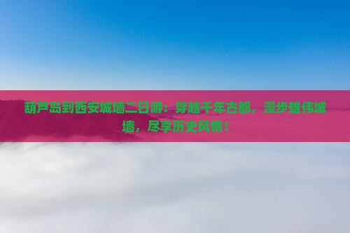 葫芦岛到西安城墙二日游