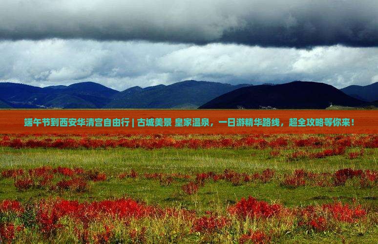 端午节到西安华清宫自由行