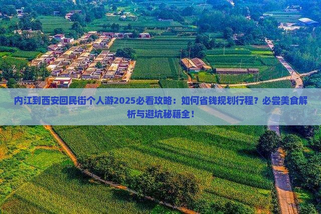 内江到西安回民街个人游
