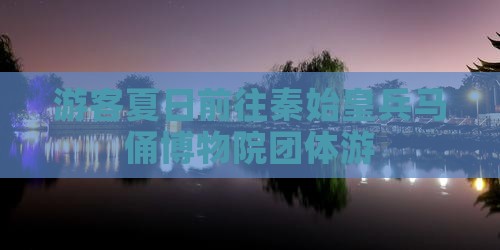 游客夏日前往秦始皇兵马俑博物院团体游