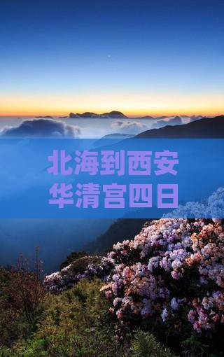 北海到西安华清宫四日游报价及路线推荐